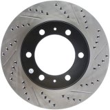 StopTech 07-08 Toyota FJ Cruiser / 05-08 Tacoma (6 lug) / 03-08 4 Runner (319mm disc) SportStop Slo thumbnail 2