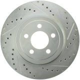 StopTech Select Sport 10-14 Dodge Challenger Drilled and Slotted Front Left Brake Rotor thumbnail 1