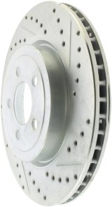 StopTech Select Sport 10-14 Dodge Challenger Drilled and Slotted Front Left Brake Rotor thumbnail 4