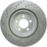 StopTech Select Sport 10-14 Dodge Challenger Drilled and Slotted Front Left Brake Rotor thumbnail 5