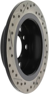 StopTech 14-15 Mini Cooper Base Slotted & Drilled Rear Left Rotor thumbnail 1