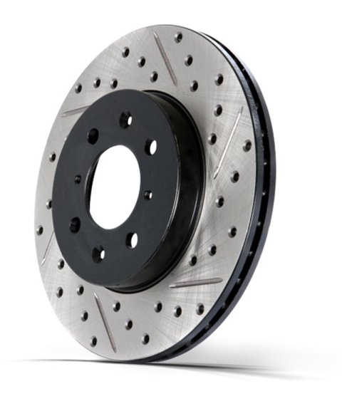 StopTech Select Sport 97-01 Acura Integra Sport Drilled & Slotted Left Rotor thumbnail 1