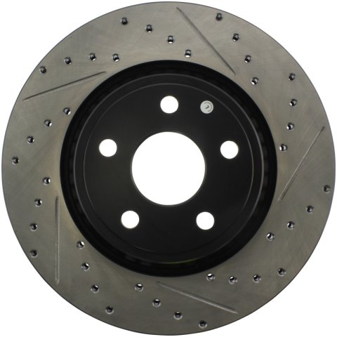 StopTech 11-12 Dodge Durango Sport Drilled & Slotted Front Driver-Side Brake Rotor thumbnail 2