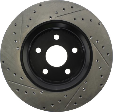 StopTech 11-12 Dodge Durango Sport Drilled & Slotted Front Driver-Side Brake Rotor thumbnail 3