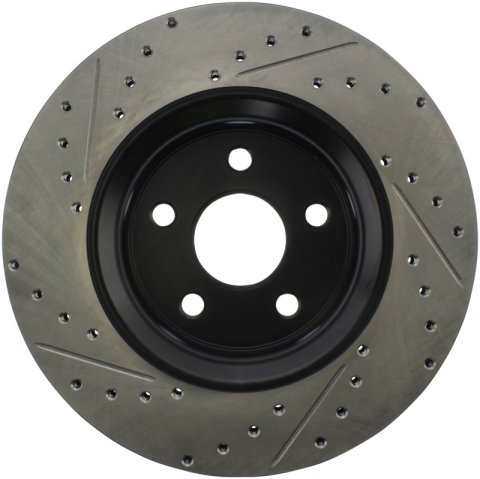 StopTech 11-12 Dodge Durango Sport Drilled & Slotted Front Driver-Side Brake Rotor thumbnail 6