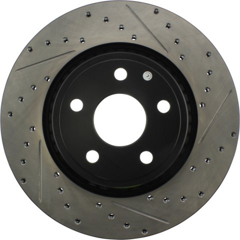 StopTech 11-12 Dodge Durango Sport Drilled & Slotted Front Driver-Side Brake Rotor thumbnail 9