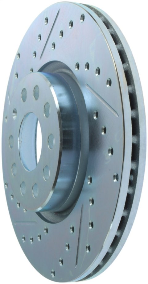 StopTech Select Sport 06-17 Volkswagen Jetta Slotted & Drilled Front Right Rotor thumbnail 1