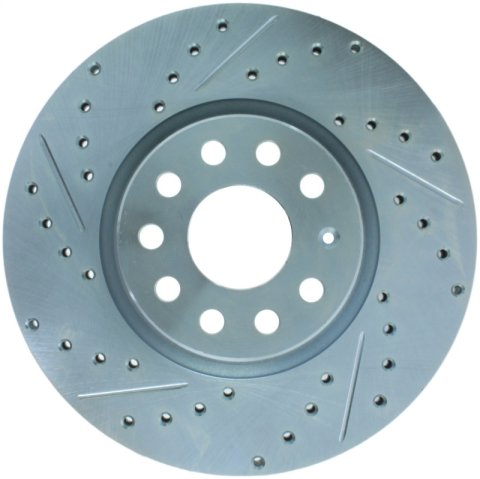 StopTech Select Sport 06-17 Volkswagen Jetta Slotted & Drilled Front Right Rotor thumbnail 2