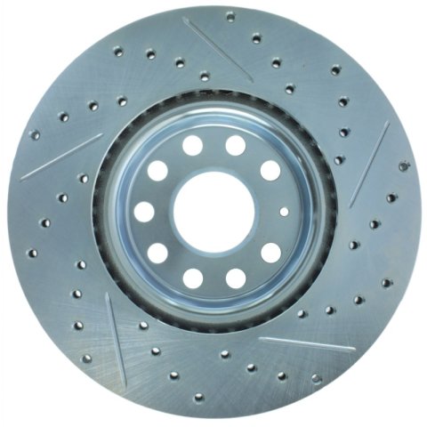 StopTech Select Sport 06-17 Volkswagen Jetta Slotted & Drilled Front Right Rotor thumbnail 3