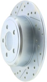 StopTech Select Sport 06-15 Dodge Charger/ 05-15 Chrysler 300 Slotted/Drilled Right Rear Brake Rotor thumbnail 4