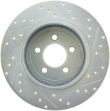 StopTech Select Sport 06-15 Dodge Charger/ 05-15 Chrysler 300 Slotted/Drilled Right Rear Brake Rotor thumbnail 5