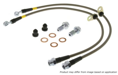StopTech 00-05 Lexus IS300 / 02-08 SC430 Front Stainless Steel Brake Lines thumbnail 2