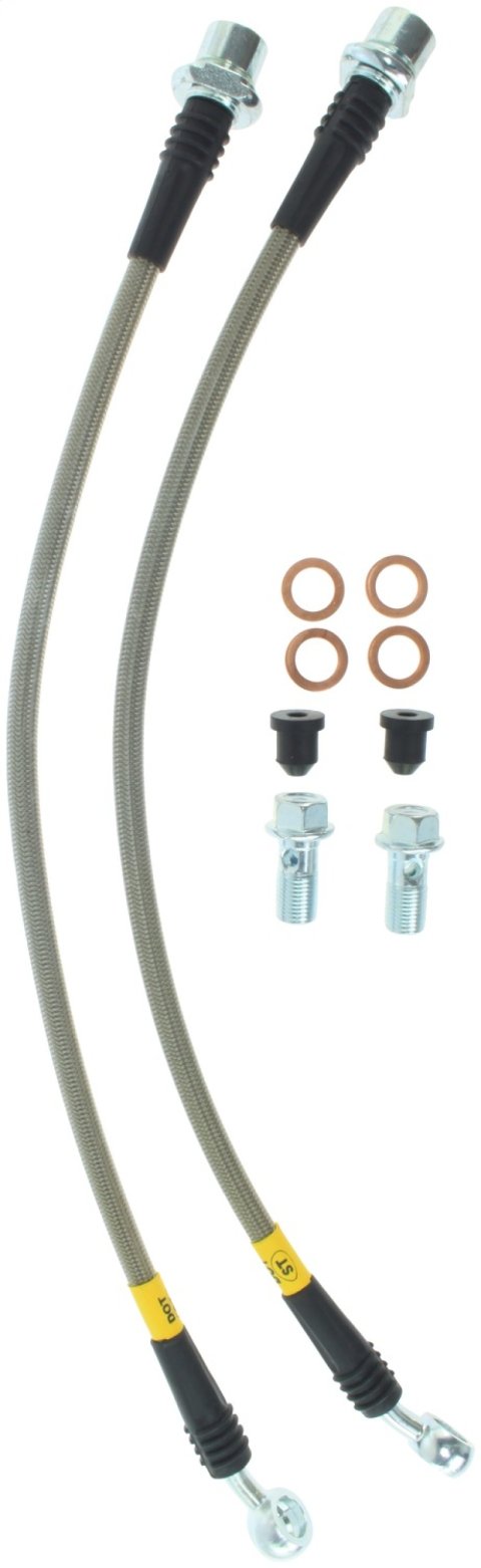 StopTech 00-05 Lexus IS300 / 02-08 SC430 Front Stainless Steel Brake Lines thumbnail 3