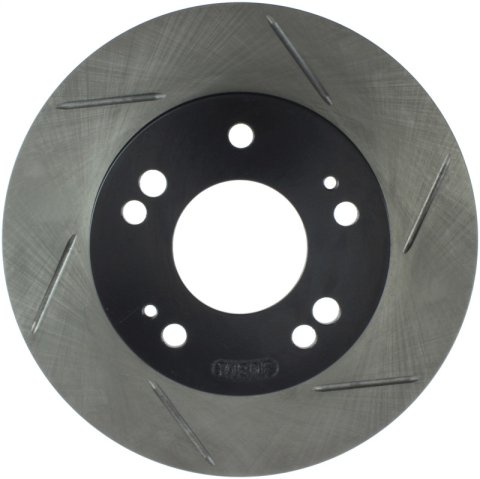 StopTech Power Slot 4/89-00 Mitsubishi Eclipse GST / 2/98-01 Galant 4 cyl Slotted Left Front Rotor thumbnail 2