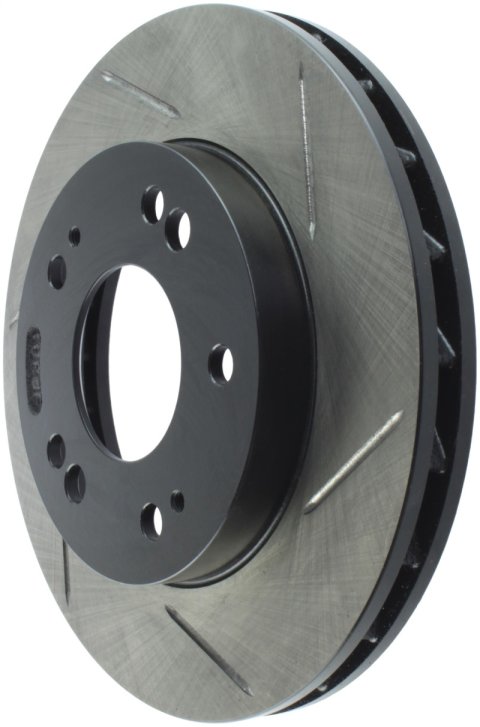 StopTech Power Slot 4/89-00 Mitsubishi Eclipse GST / 2/98-01 Galant 4 cyl Slotted Left Front Rotor thumbnail 4