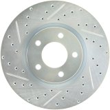 StopTech 07-13 Mazdaspeed3 Sport Slotted & Drilled Front Right Rotor thumbnail 2