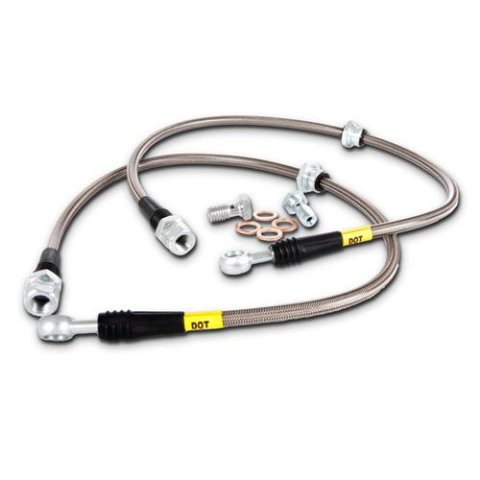 StopTech 02-08 Audi A4 Quattro Rear Stainless Steel Brake Line Kit thumbnail 1