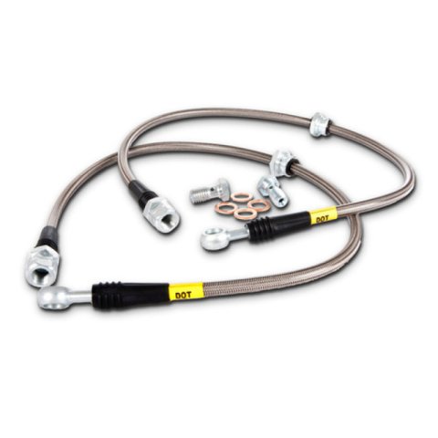 StopTech 02-08 Audi A4 Quattro Rear Stainless Steel Brake Line Kit thumbnail 2