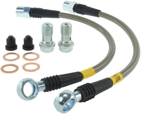 StopTech 02-08 Audi A4 Quattro Rear Stainless Steel Brake Line Kit thumbnail 3