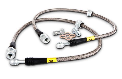 StopTech 02-08 Audi A4 Quattro Rear Stainless Steel Brake Line Kit thumbnail 6