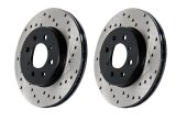 StopTech 13-15 BMW 335i Drilled Front Left Sport Brake Rotor thumbnail 2