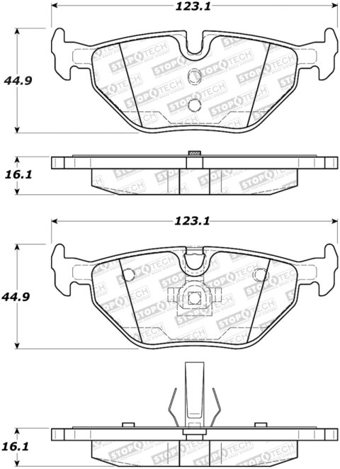 StopTech Street Brake Pads thumbnail 1