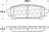 StopTech Street Select Brake Pads - Front thumbnail 1