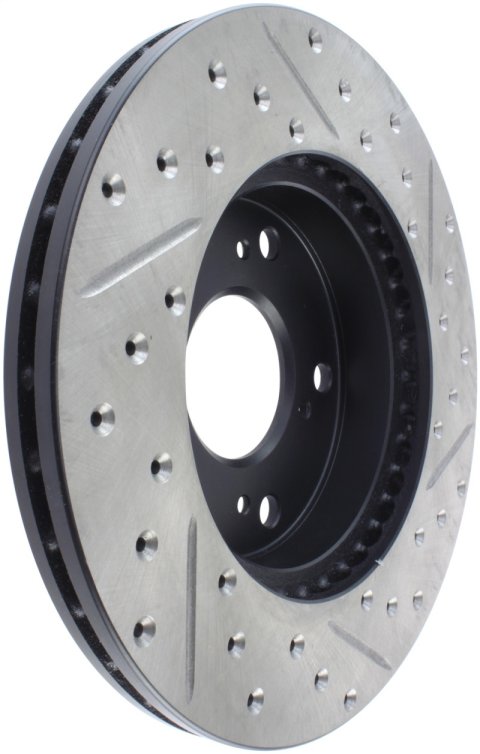 StopTech 02-06 Acura RSX Slotted & Drilled Right Front Rotor thumbnail 5