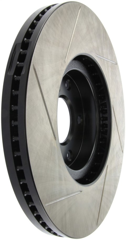 StopTech Power Slot 07-08 Infiniti G35 2WD / 08 G37 Coupe SportStop Slotted Front Left Rotor thumbnail 1
