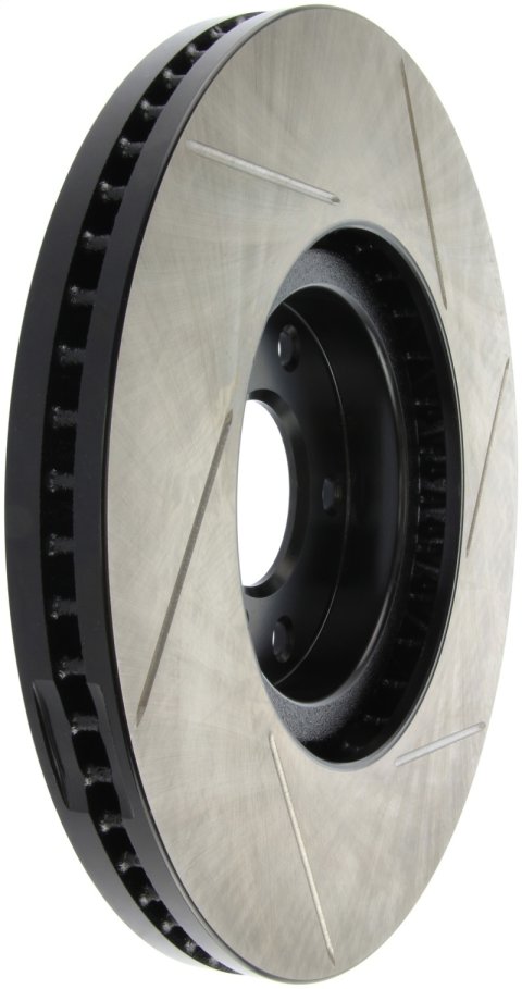 StopTech Power Slot 07-08 Infiniti G35 2WD / 08 G37 Coupe SportStop Slotted Front Right Rotor thumbnail 1