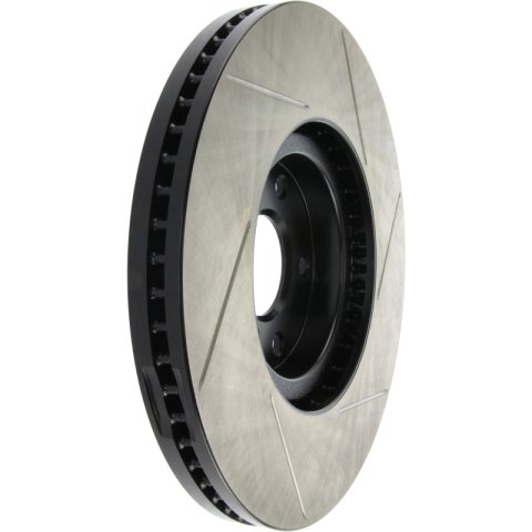 StopTech Power Slot 07-08 Infiniti G35 2WD / 08 G37 Coupe SportStop Slotted Front Right Rotor thumbnail 3