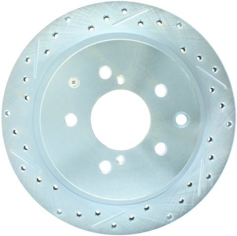 StopTech 89-96 Nissan 300ZX Select Sport Slotted & Drilled Right Rear Brake Rotor thumbnail 2