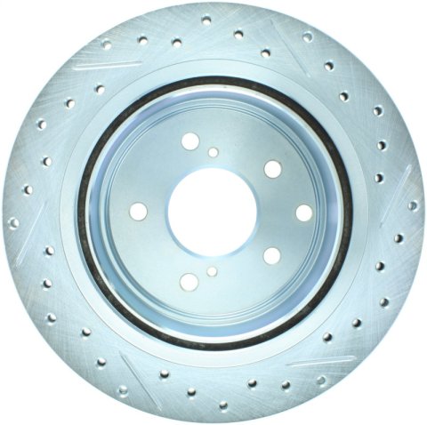 StopTech 89-96 Nissan 300ZX Select Sport Slotted & Drilled Right Rear Brake Rotor thumbnail 5