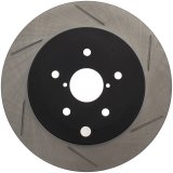 StopTech Power Slot 08-10 Subaru Impreza STi Rear Left Slotted Rotor thumbnail 1