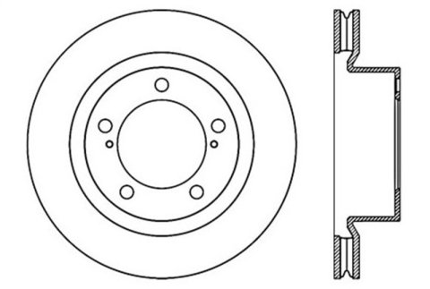 Stoptech 08-11/13-18 Toyota Land Cruiser Front Premium High Carbon Cryo Brake Rotor thumbnail 9