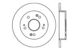 StopTech 06-09 Honda Civic Ex/Si Slotted & Drilled Left Rear Rotor thumbnail 4