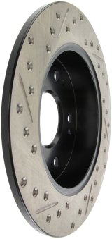 StopTech 06-09 Honda Civic Ex/Si Slotted & Drilled Left Rear Rotor thumbnail 7