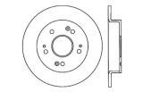 StopTech 06-09 Honda Civic Ex/Si Slotted & Drilled Left Rear Rotor thumbnail 9