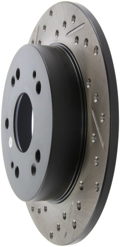 StopTech 06-09 Honda Civic Ex/Si Slotted & Drilled Right Rear Rotor thumbnail 7