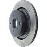 StopTech Power Slot 07-08 Infiniti G35 2WD Sport Sedan / 08-09 G37 SportStop Slotted Rear Left Roto thumbnail 7