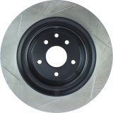 StopTech Power Slot 07-08 Infiniti G35 2WD Sport Sedan / 08-09 G37 SportStop Slotted Rear Left Roto thumbnail 9