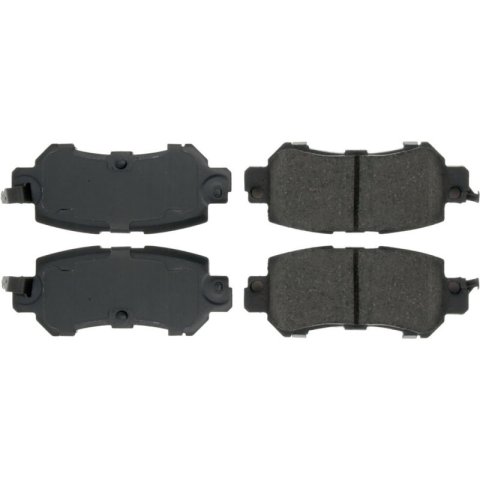 Posi-Quiet 09-10 Audi A4 / 10 Audi S4 Deluxe Plus Rear Brake Pads thumbnail 2