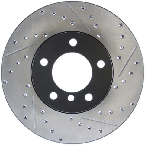 StopTech 9/07-09 BMW 328 Slotted & Drilled Left Front Rotor thumbnail 1