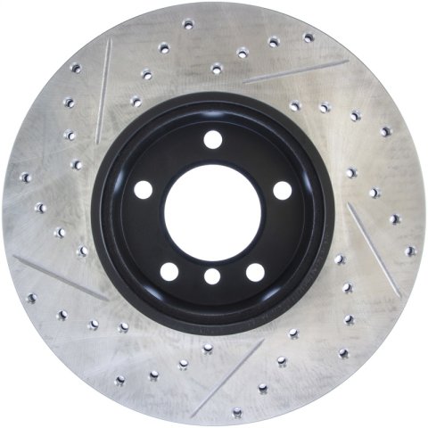 StopTech 9/07-09 BMW 328 Slotted & Drilled Left Front Rotor thumbnail 7