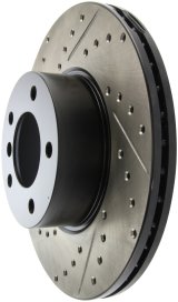 StopTech 9/07-09 BMW 328 Slotted & Drilled Right Front Rotor thumbnail 6