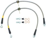 StopTech 08-10 EVO X AWD Stainless Steel Rear Brake Lines thumbnail 4