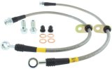 StopTech 08-10 EVO X AWD Stainless Steel Rear Brake Lines thumbnail 5