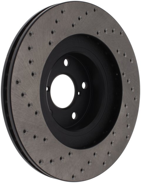 StopTech 02-10 WRX Drilled Left Front Rotor thumbnail 1