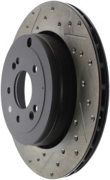 StopTech 10 Hyundai Genesis Coupe w/ Factory Brembo Slotted & Drilled Right Rear Rotor thumbnail 5