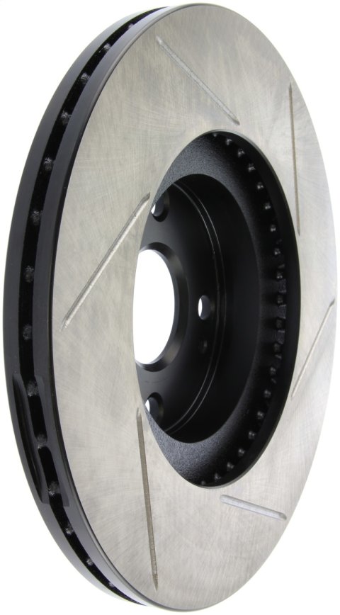 StopTech Power Slot 01-05 Mazda Miata Sport Suspension/Turbo SportStop Slotted Front Right Rotor thumbnail 1